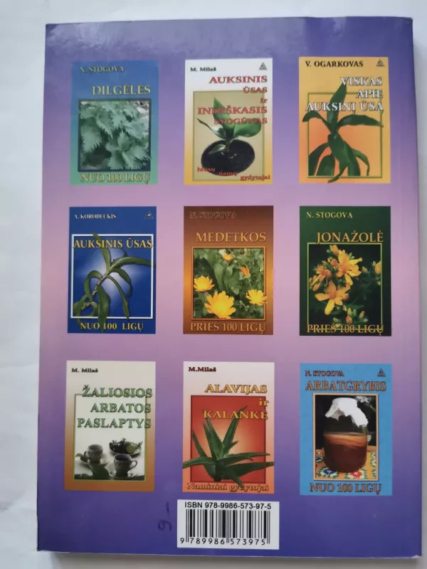 Čiobreliai nuo 100 ligų - M. Milaš, knyga 6