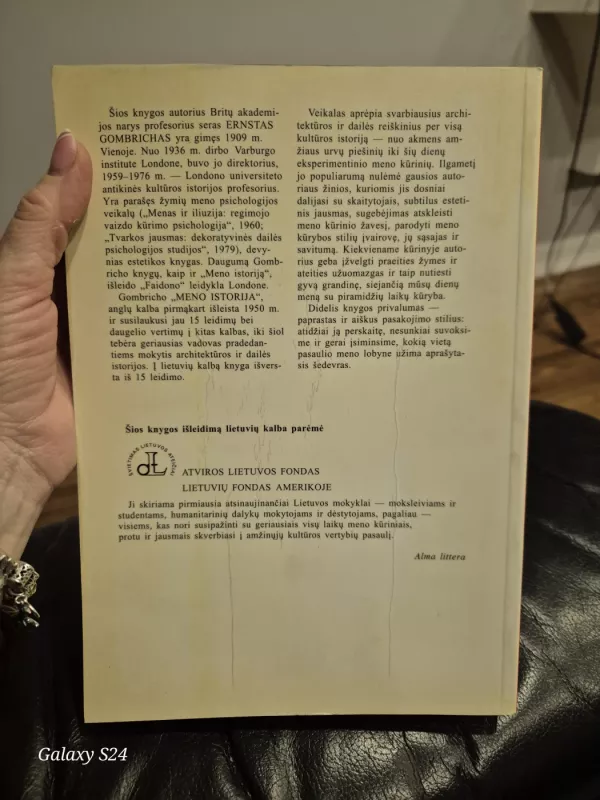 Meno istorija - Ernst H. Gombrich, knyga 4