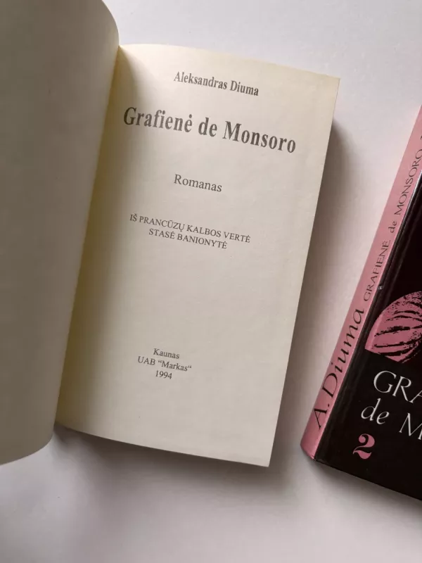 Grafienė de Monsoro (2 tomai) - Aleksandras Diuma, knyga 6