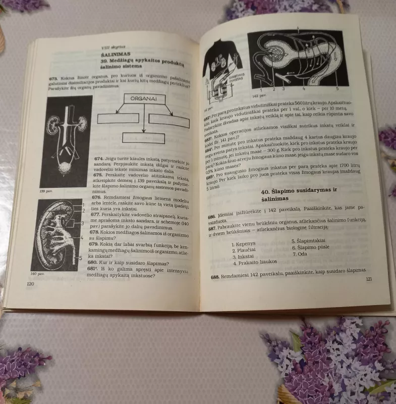 Žmogaus anatomijos, fiziologijos ir higienos užduotys - Laima Molienė, Stasys  Molis, knyga 4