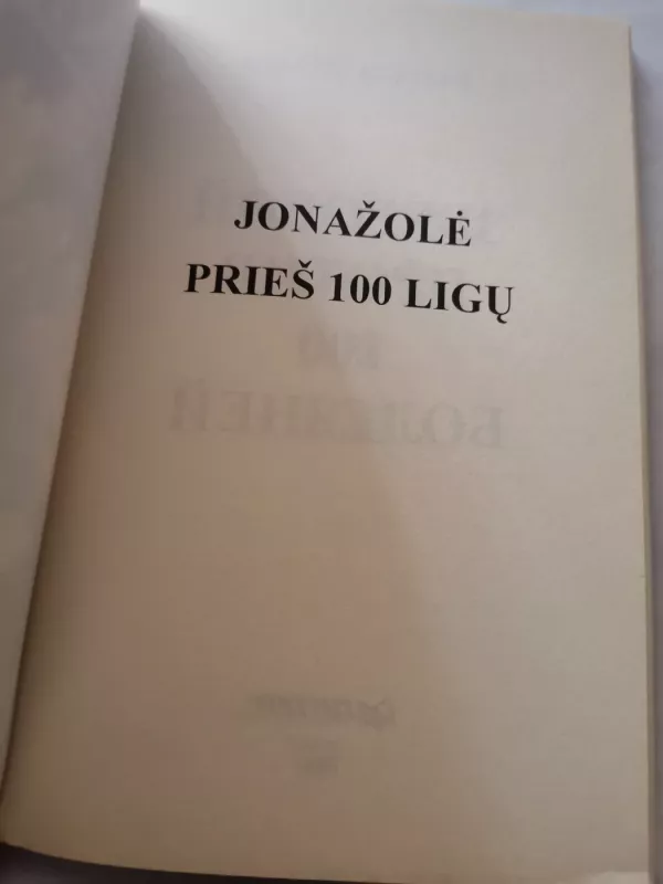 Jonažolė prieš 100 ligų - N. Stogova, knyga 3