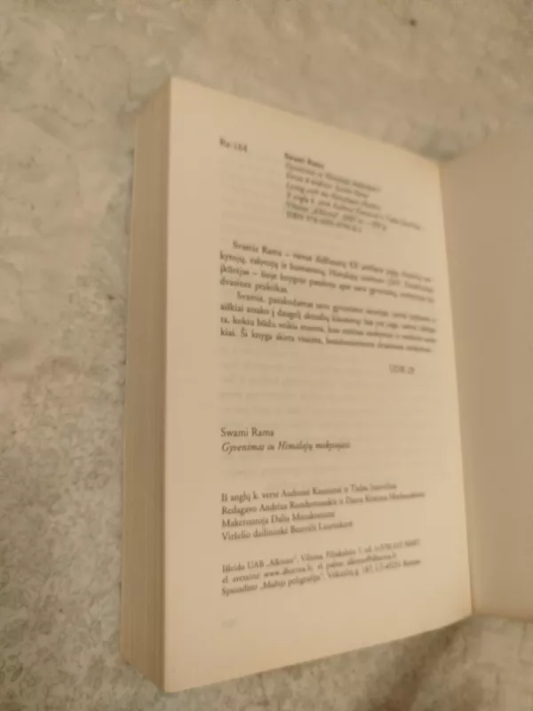Gyvenimas su Himalajų mokytojais - Swami Rama, knyga 5