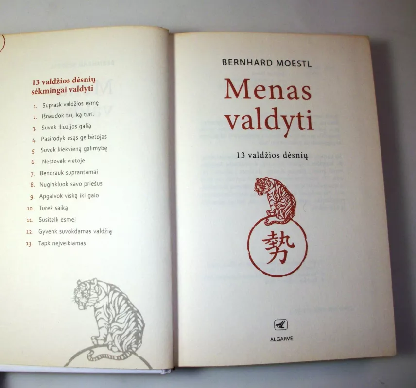 Menas valdyti: 13 valdžios dėsnių - Bernhard Moestl, knyga 4