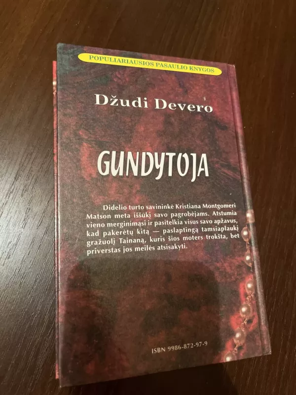 Gundytoja - Džudi Devero, knyga 4