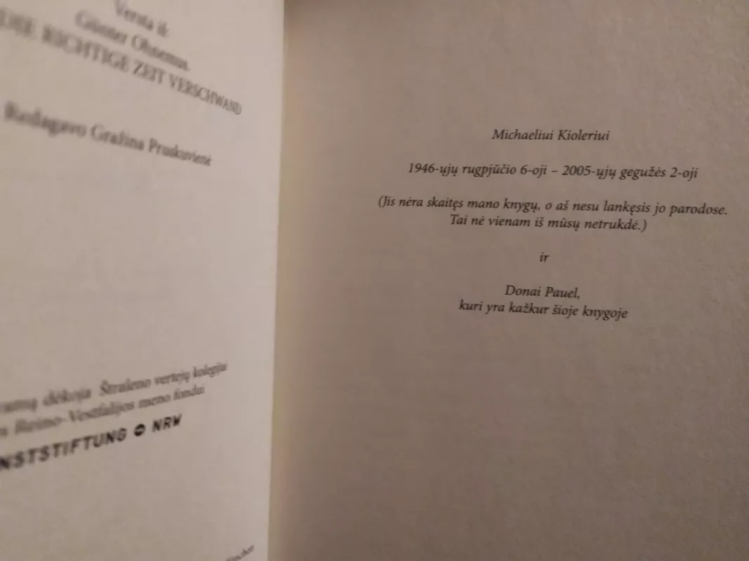 Besivejant laiką - Gunter Ohnemus, knyga 4