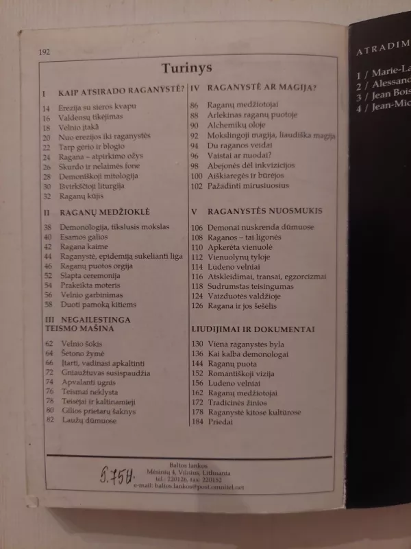 Raganos šėtono sužadėtinės - Jean-Michael Sallmann, knyga 4