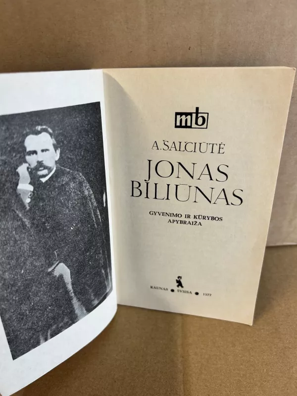Jonas Biliūnas - A. Šalčiūtė, knyga 4