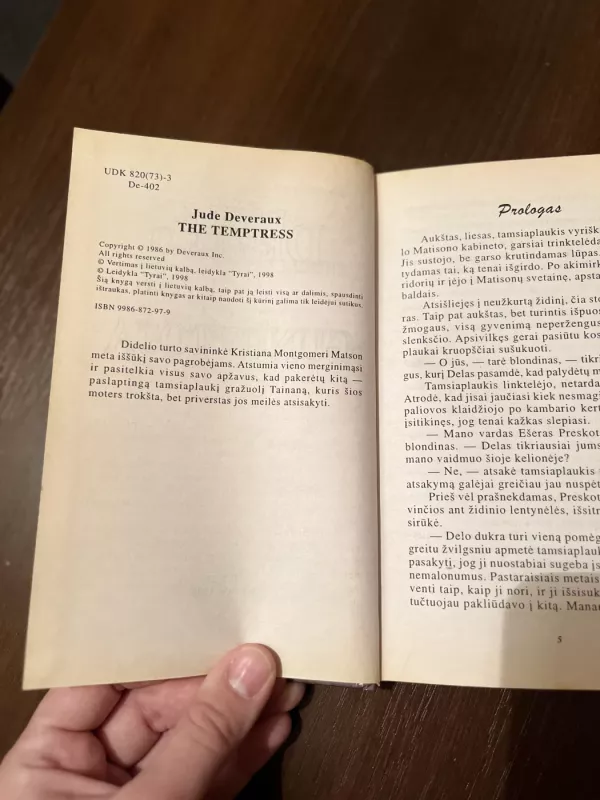 Gundytoja - Džudi Devero, knyga 5