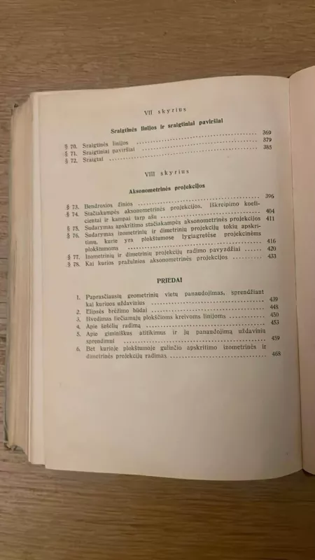 Braižomosios geometrijos kursas - V. Gordonas, knyga 6