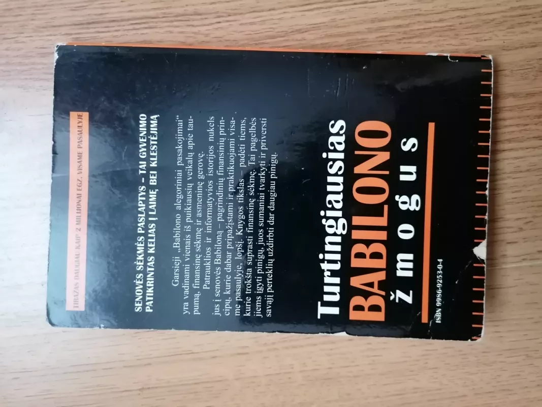 Turtingiausias Babilono žmogus - George S. Clason, knyga 6