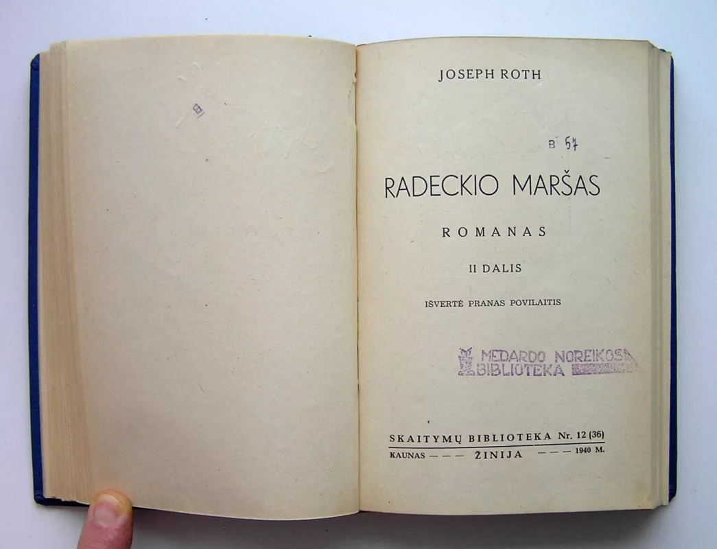 Radeckio maršas - Joseph Roth, knyga 4