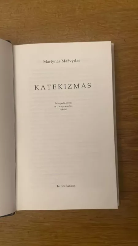 Katekizmas - Martynas Mažvydas, knyga 4