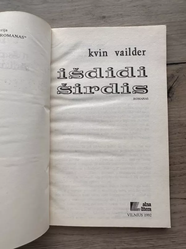 Išdidi širdis - Kvin Vailder, knyga 3