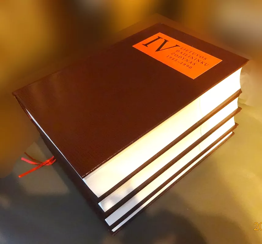 Lietuvių dailininkų žodynas (visi 4 tomai) - Autorių komisija, knyga 3