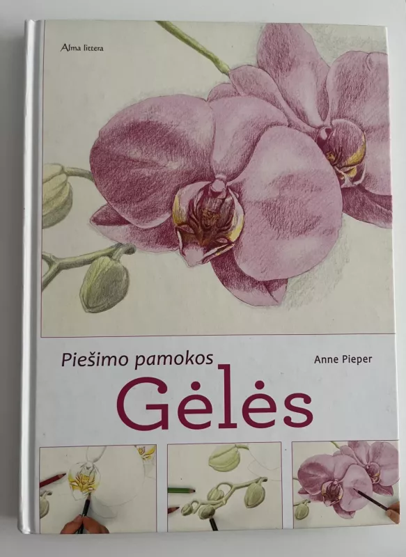 Gėlės. Piešimo pamokos - Anne Pieper, knyga 2