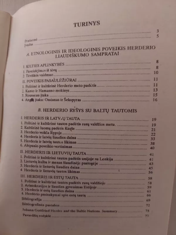 J.G.Herderis ir baltų tautos - Alfonsas Šešplaukis, knyga 4