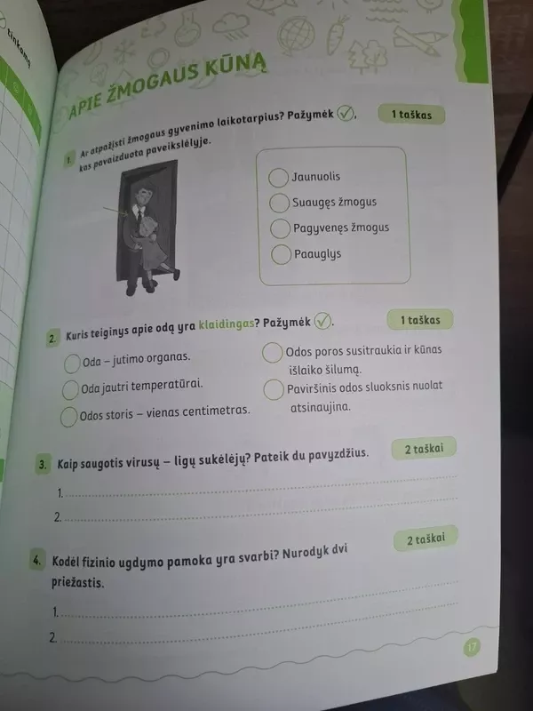 Pasaulio pažinimo pasitikrinamieji darbai 2 klasei - R. Makarskaitė-Petkevičienė, V. Varnagirienė, A. Žemgulienė, knyga 5