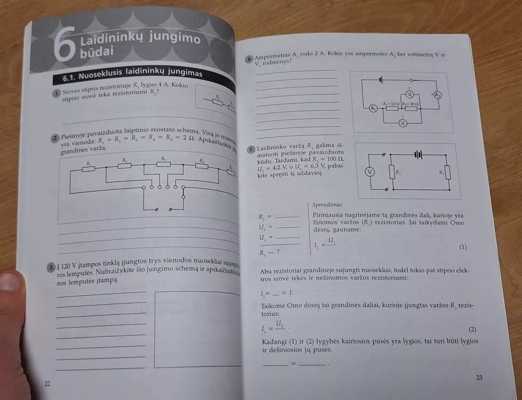 Fizikos pratybos 2 dalis IX klasei - Palmira Pečiuliauskienė, Vladas Valentinavičius, knyga 5