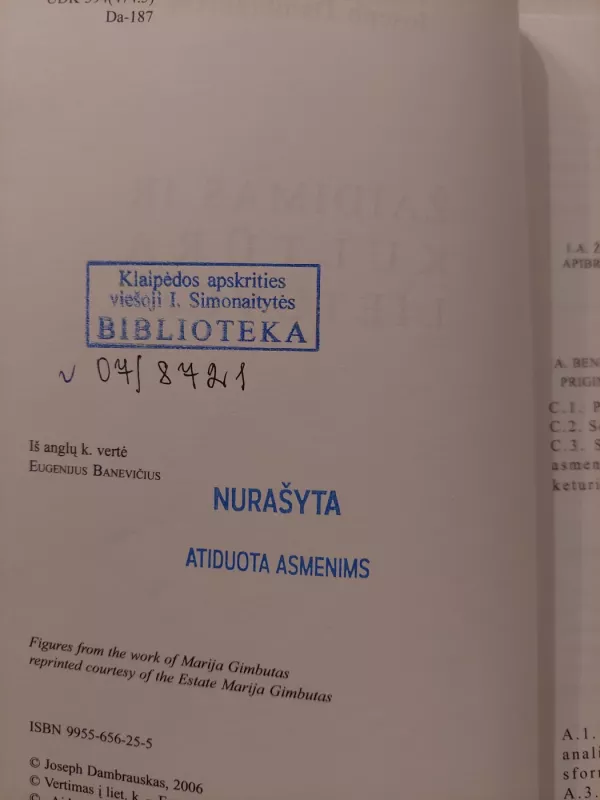 Žaidimas ir kultūra lietuvoje - Joseph Dambrauskas, knyga 3
