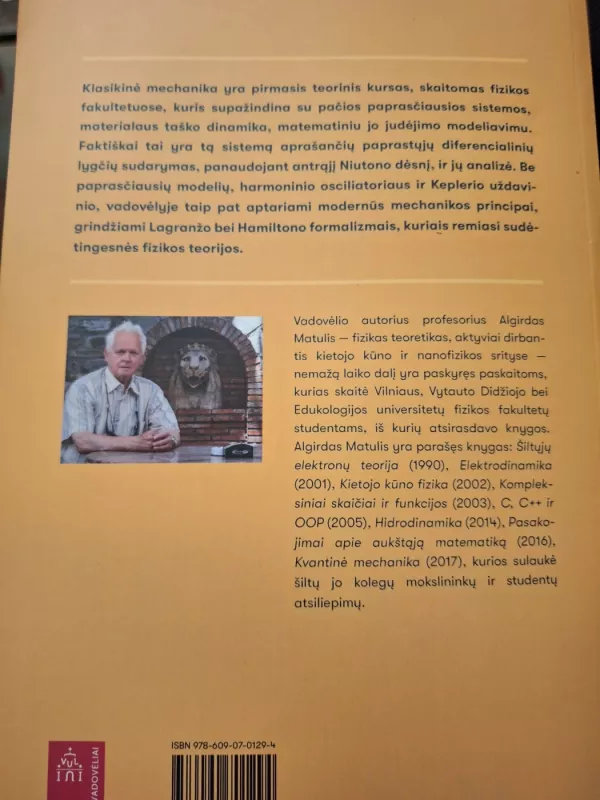 Klasikinė mechanika - Algirdas Matulis, knyga 6