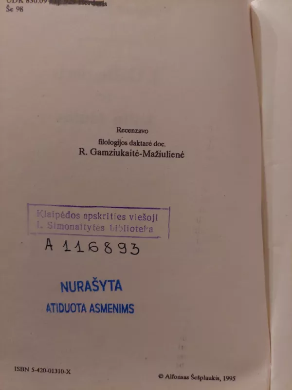 J.G.Herderis ir baltų tautos - Alfonsas Šešplaukis, knyga 3