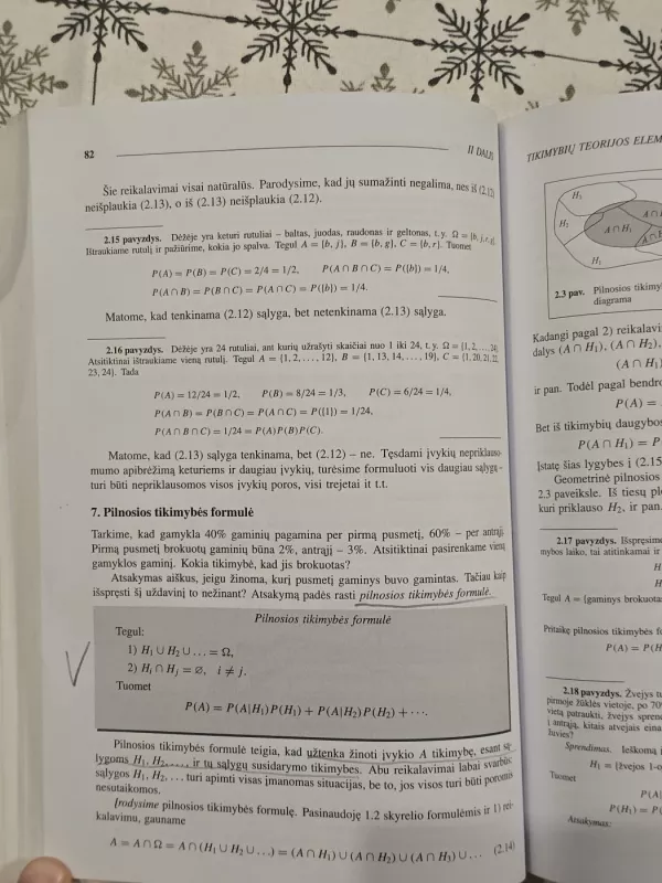 Statistika ir jos taikymai I dalis - G. Čekanavičius V. ir Murauskas, knyga 3