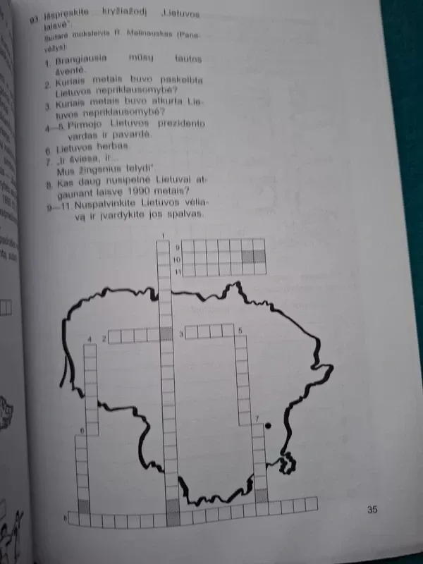 Šimtas Lietuvos istorijos užduočių V kl. pratybų sąsiuvinis - Juozas Brazauskas, knyga 5
