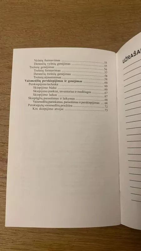 Vaismedžių genėjimas ir perskiepijimas - E. Armolaitis, knyga 6