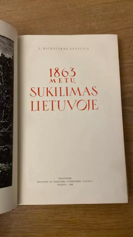1863 metų sukilimas Lietuvoje - L. Bičkauskas-Gentvila, knyga 3