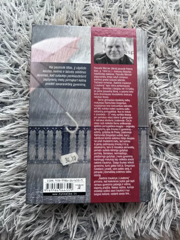 Naktinis traukinys į Lisaboną - Mercier Pascal, knyga 4