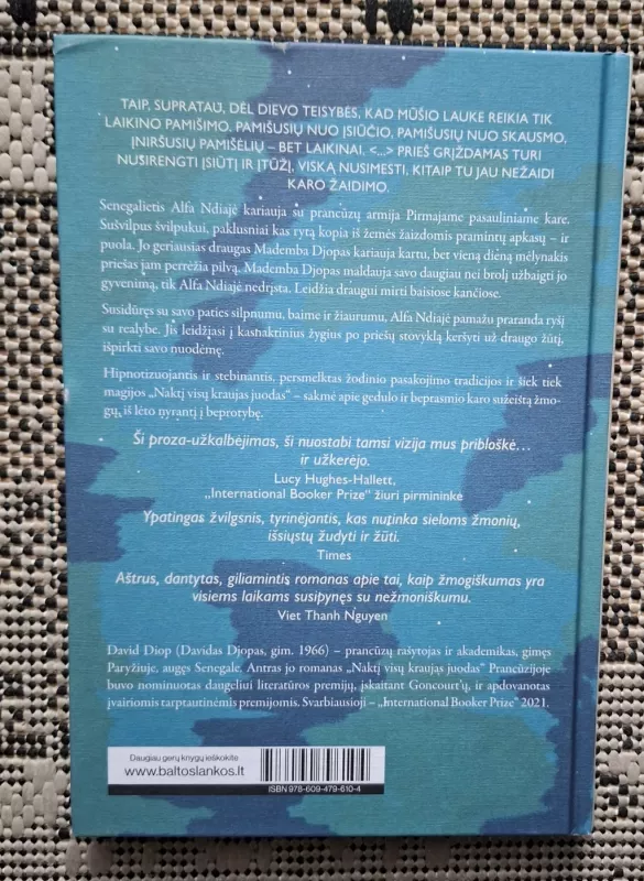 Naktį visų kraujas juodas - David Diop, knyga 3