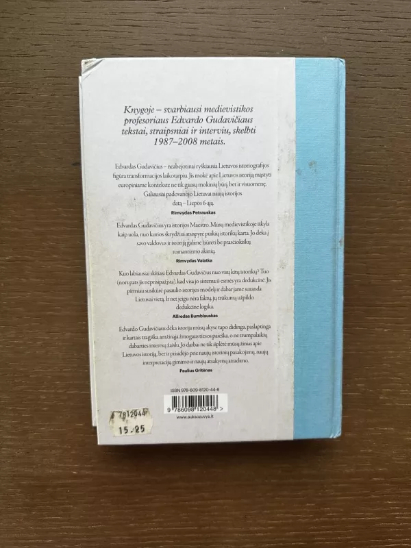 Istorijos inžinierius Edvardo Gudavičiaus tekstai apie Lietuvą, Europą ir pasaulį - Aurimas Švedas, knyga 5