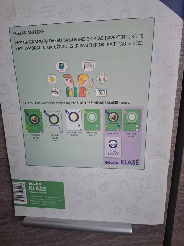 Pasaulio pažinimo pasitikrinamieji darbai 2 klasei - R. Makarskaitė-Petkevičienė, V. Varnagirienė, A. Žemgulienė, knyga 6