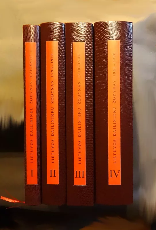 Lietuvių dailininkų žodynas (visi 4 tomai) - Autorių komisija, knyga 2