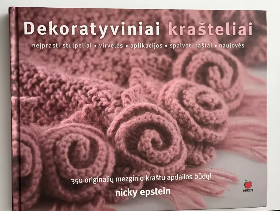 Dekoratyviniai krašteliai - Nicky Epstein, knyga 2