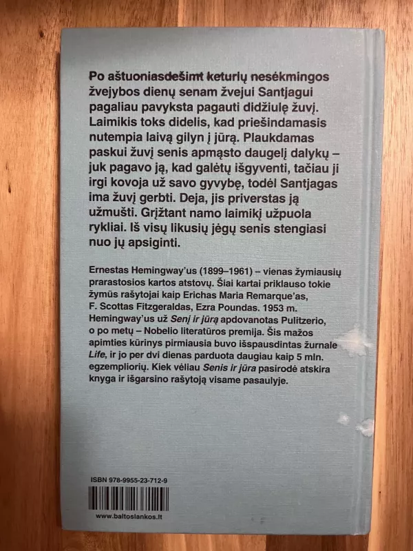 Senis ir jūra - Ernest Hemingway, knyga 3