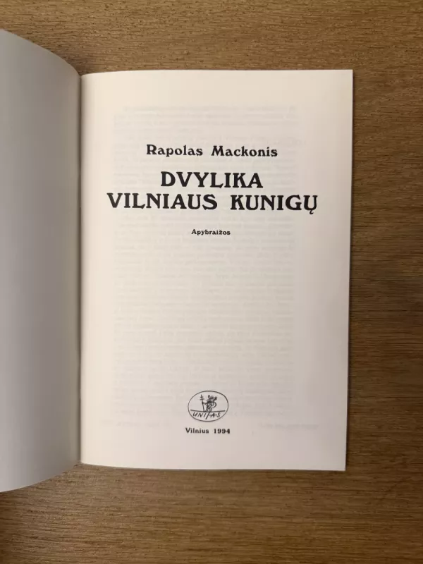 Dvylika Vilniaus kunigų - Rapolas Mackonis, knyga 3