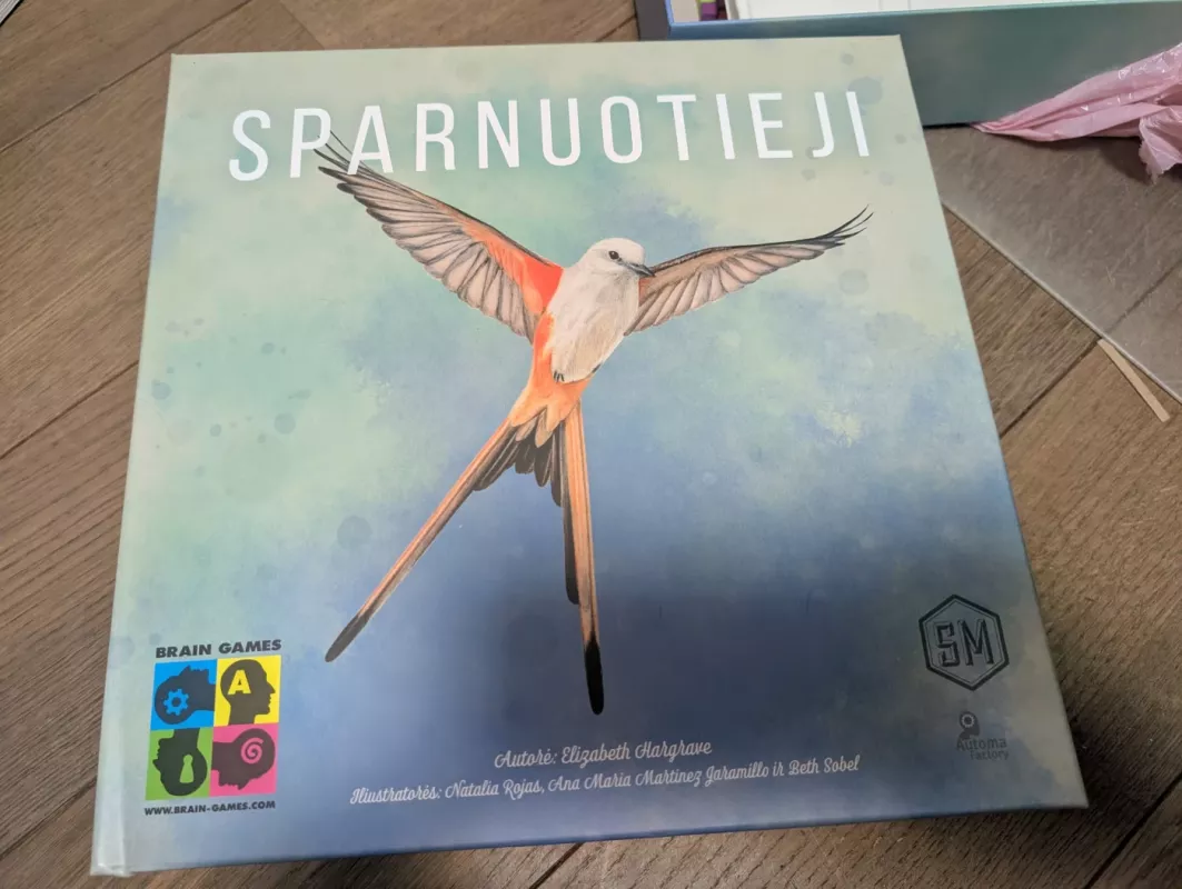 Sparnuotieji - , stalo žaidimas 2