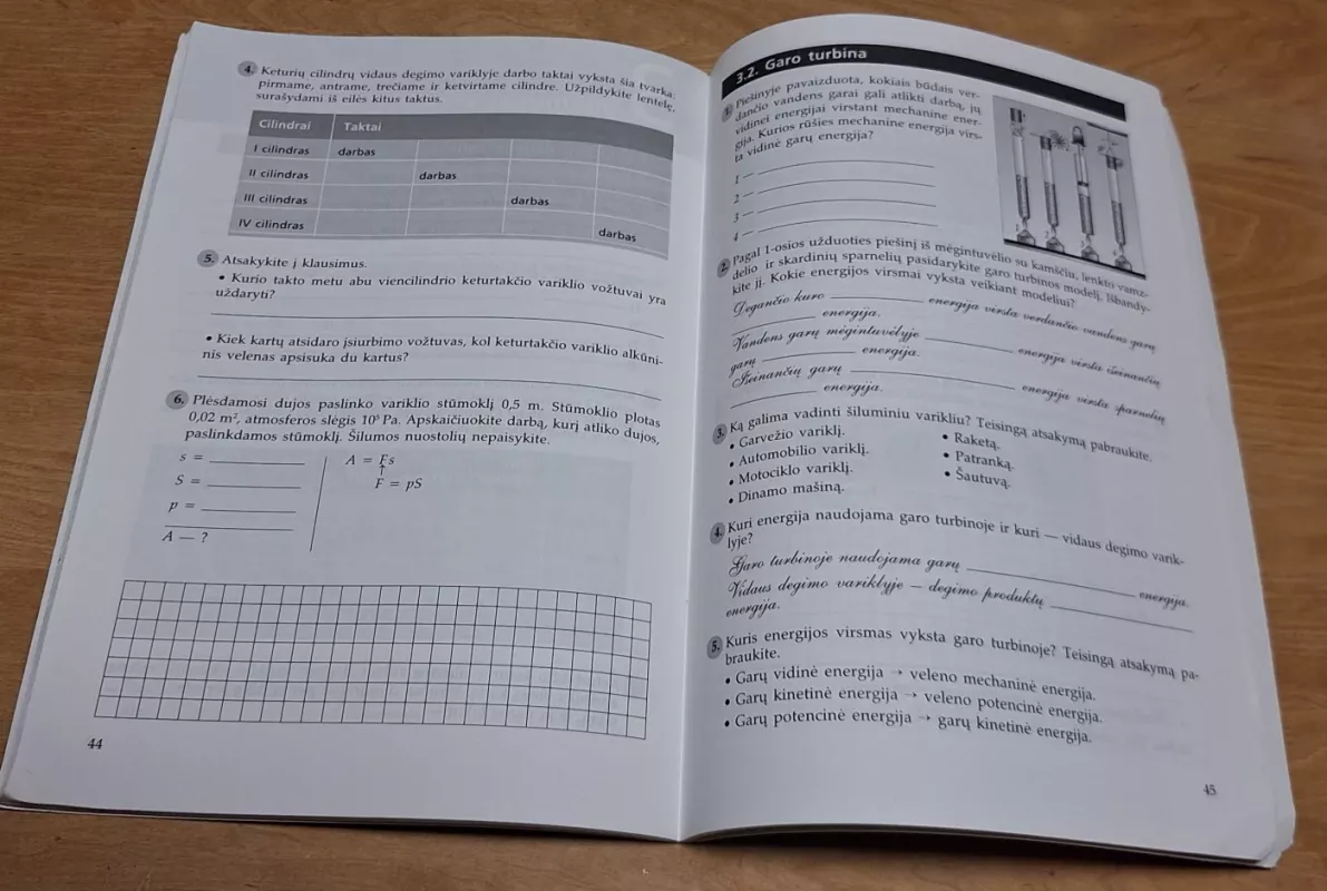 Fizikos pratybos 1 dalis IX klasei - Palmira Pečiuliauskienė, Vladas Valentinavičius, knyga 3