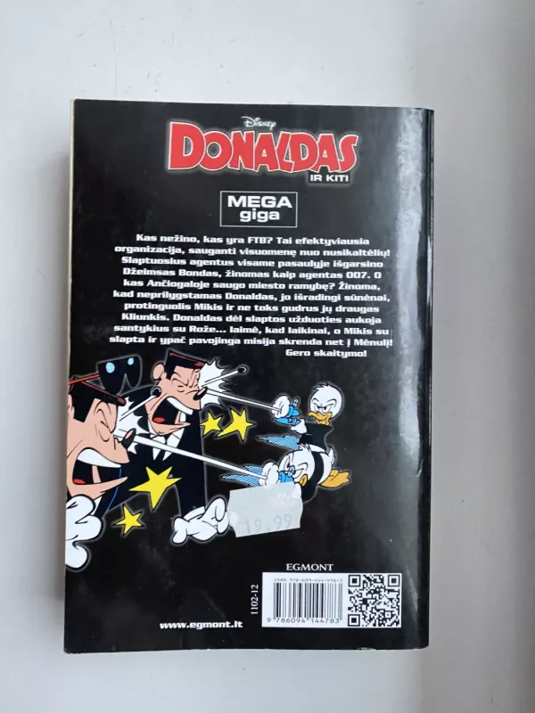 Donaldas ir kiti. Slaptieji agentai Ančiogaloje - Walt Disney, knyga 3