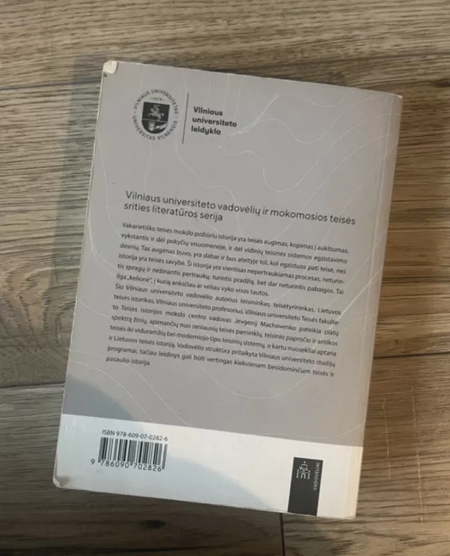 Teisės istorija - Jevgenij Machovenko, knyga 3