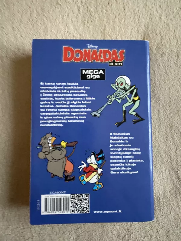 Donaldas ir kiti. Ateiviai puola - Walt Disney, knyga 3