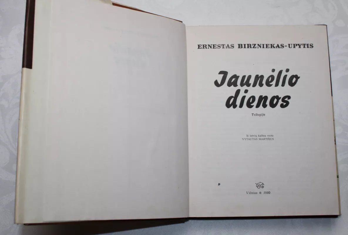 Ernestas Birzniekas-Upytis - Jaunėlio dienos, knyga 3