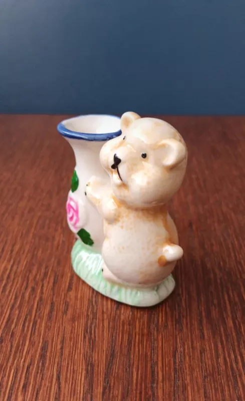 Dekoratyvinė figūrėlė su meškiuku, 7cm aukštis - , namai ir interjeras 4