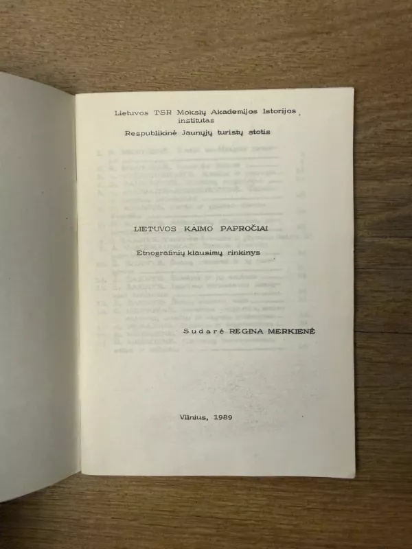 Lietuvos Kaimo Papročiai - Regina Merkienė, knyga 3