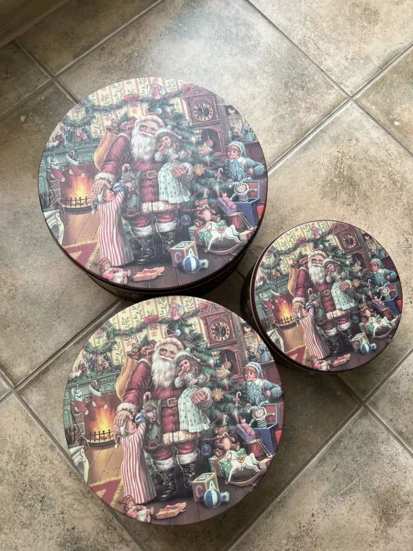 Kalėdinės dėžutės su dangčiais. - , namai ir interjeras 2