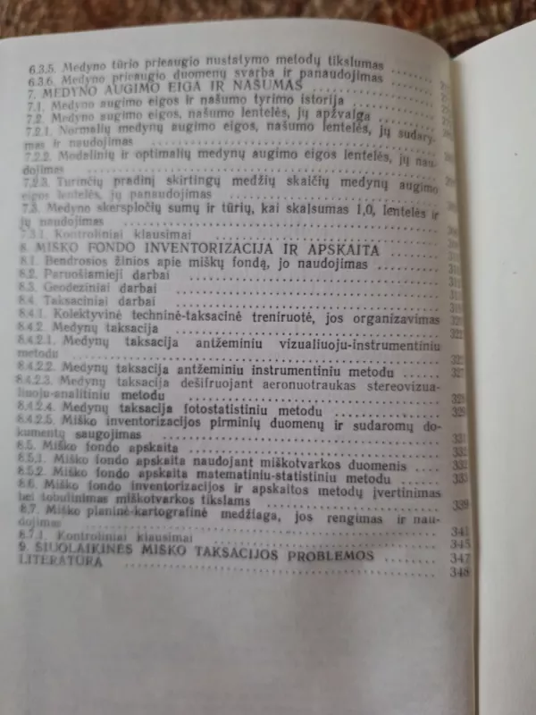 Miško taksacija - J. Repšys, knyga 6