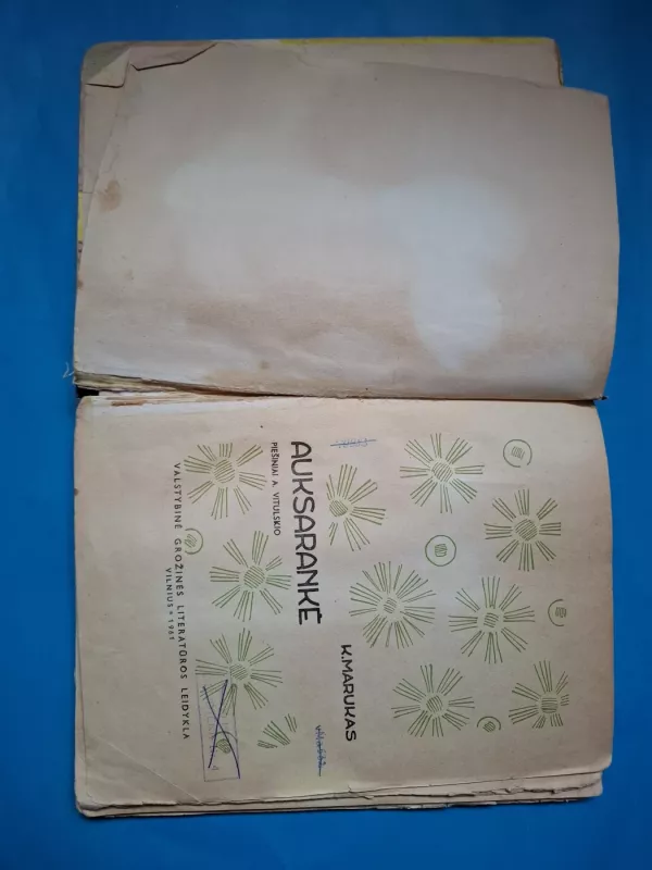 Auksarankė - K. Marukas, knyga 6