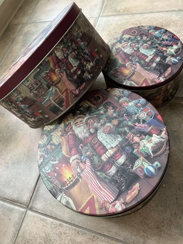 Kalėdinės dėžutės su dangčiais. - , namai ir interjeras 3