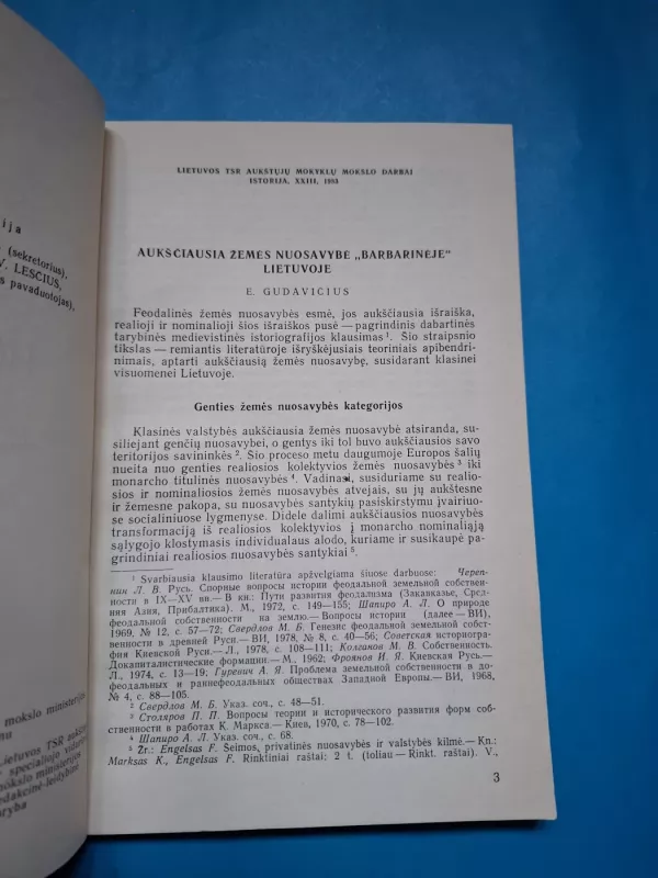 Istorija XXIII - Įvairūs, knyga 5